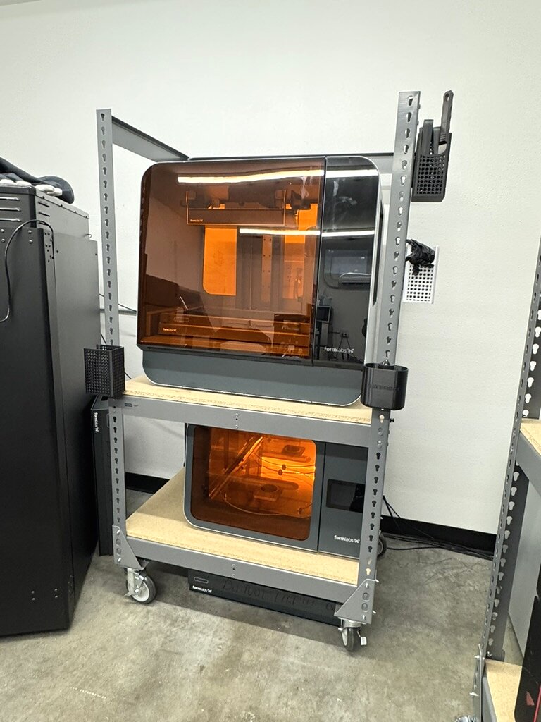 Formlabs Form 4L large-format SLA resin 3D printers at Bitform Huntington Beach facility